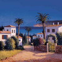 Mediterranean Morning Shadows II Fine Art Print