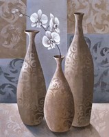 Silver Orchids II Fine Art Print