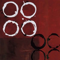 Red Circles I Fine Art Print