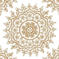 Woodblock Pattern IV Fine Art Print