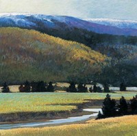 Foothills In The Late Spring Fine Art Print