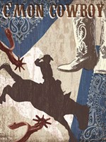 C'mon Cowboy Fine Art Print