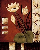 Lotus Silhouette I Fine Art Print