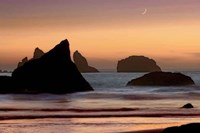 Moonset Fine Art Print