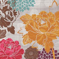 Peony Patterns II Fine Art Print