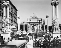 Triumphal Plaster Arch Columns Celebrate Commodore Dewey Manila Victory Spanish American War Madison Square Park NY Fine Art Print