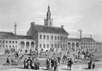 Engraving Of Independence Hall In Philadelphia 1776 Fine Art Print