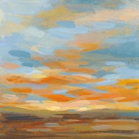 High Desert Sky II Bright Blue Fine Art Print