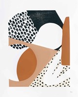 Luminous Tumble I Warm Fine Art Print