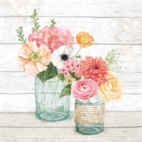 Pastel Flower Market XIII Fine Art Print