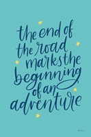 Graduation III Aqua Fine Art Print