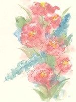 Peony Bouquet I Fine Art Print