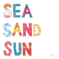 Sea Sand Sun IV Fine Art Print