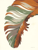 Retro Big Leaf I Fine Art Print