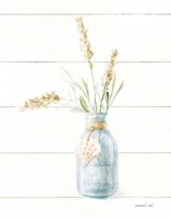 Beach Flowers III Neutral Fine Art Print