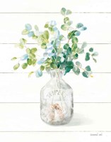 Beach Flowers IV Vase Fine Art Print