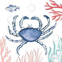 Coastal Jewels V Coral Cove Framed Print