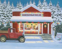 Holiday Moments II North Pole Fine Art Print