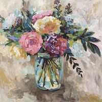 Masons Bouquet Light Fine Art Print