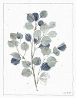 A Country Weekend V with Navy Fine Art Print