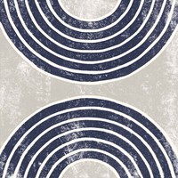 Over the Rainbow I Navy Gray Fine Art Print