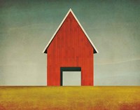 Red Barn Summer Fine Art Print