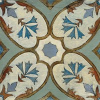 Old World Tile IV Fine Art Print