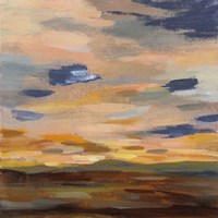 High Desert Sky III Navy Fine Art Print