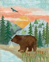 Woodland Forest III Framed Print