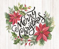 Merry Christmas Swag Fine Art Print