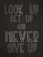 Never Give Up Fine Art Print