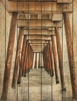 Vintage Under Dock Fine Art Print