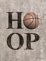 Basketball HOOP Framed Print