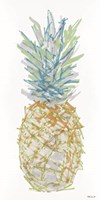 Sketchy Pineapple 1 Fine Art Print