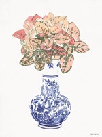 Blue and White Vase 4 Fine Art Print