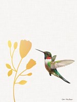Hummingbird and the Flower Fine Art Print