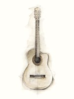 Ethan's Guitar II Fine Art Print