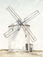 European Windmill I Fine Art Print