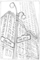 NY Intersection I Fine Art Print