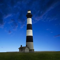 Lighthouse at Night III Fine Art Print