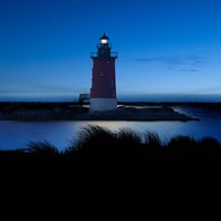 Lighthouse at Night IV Fine Art Print