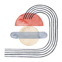 Deco Sunrise I Fine Art Print