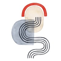 Deco Sunrise IV Fine Art Print