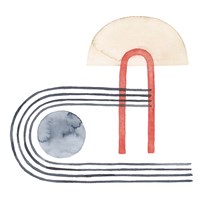 Deco Sunrise VI Fine Art Print