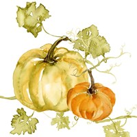 Watercolor Harvest II Fine Art Print
