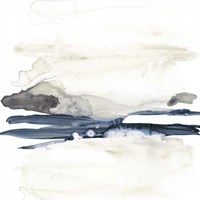 Navy Horizon Line II Fine Art Print