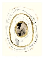 Paper, Gold & Smoke II Fine Art Print