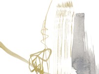 Gold & Grey Exploration III Fine Art Print