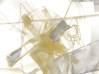 Gold & Grey Exploration V Fine Art Print