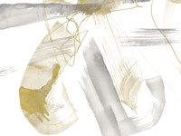 Gold & Grey Exploration VIII Fine Art Print